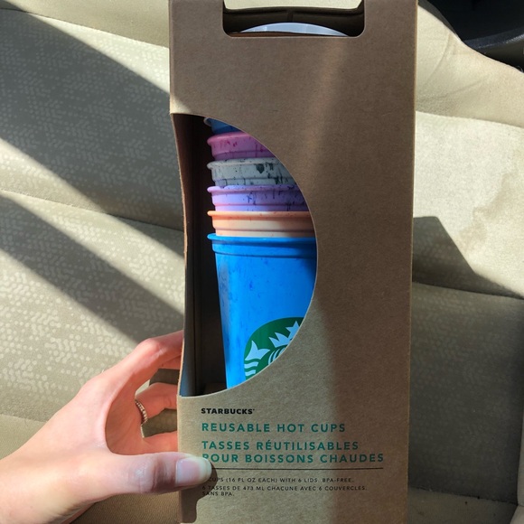 Starbucks Other - Starbucks Marble Reusable Hot Cups (6 cups) (SALE)
